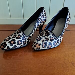 Nine West Size 5 Leapord Print Heels